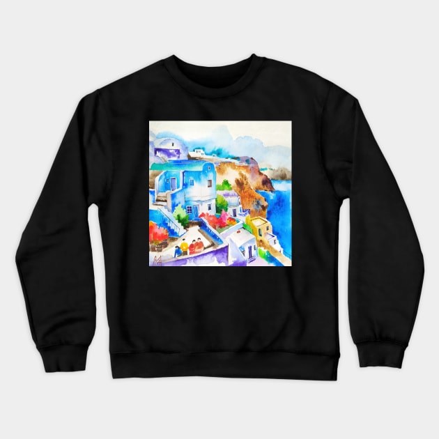 Cinque Terre. Italy. Cinque Terre National Park Crewneck Sweatshirt by DmitryArtS